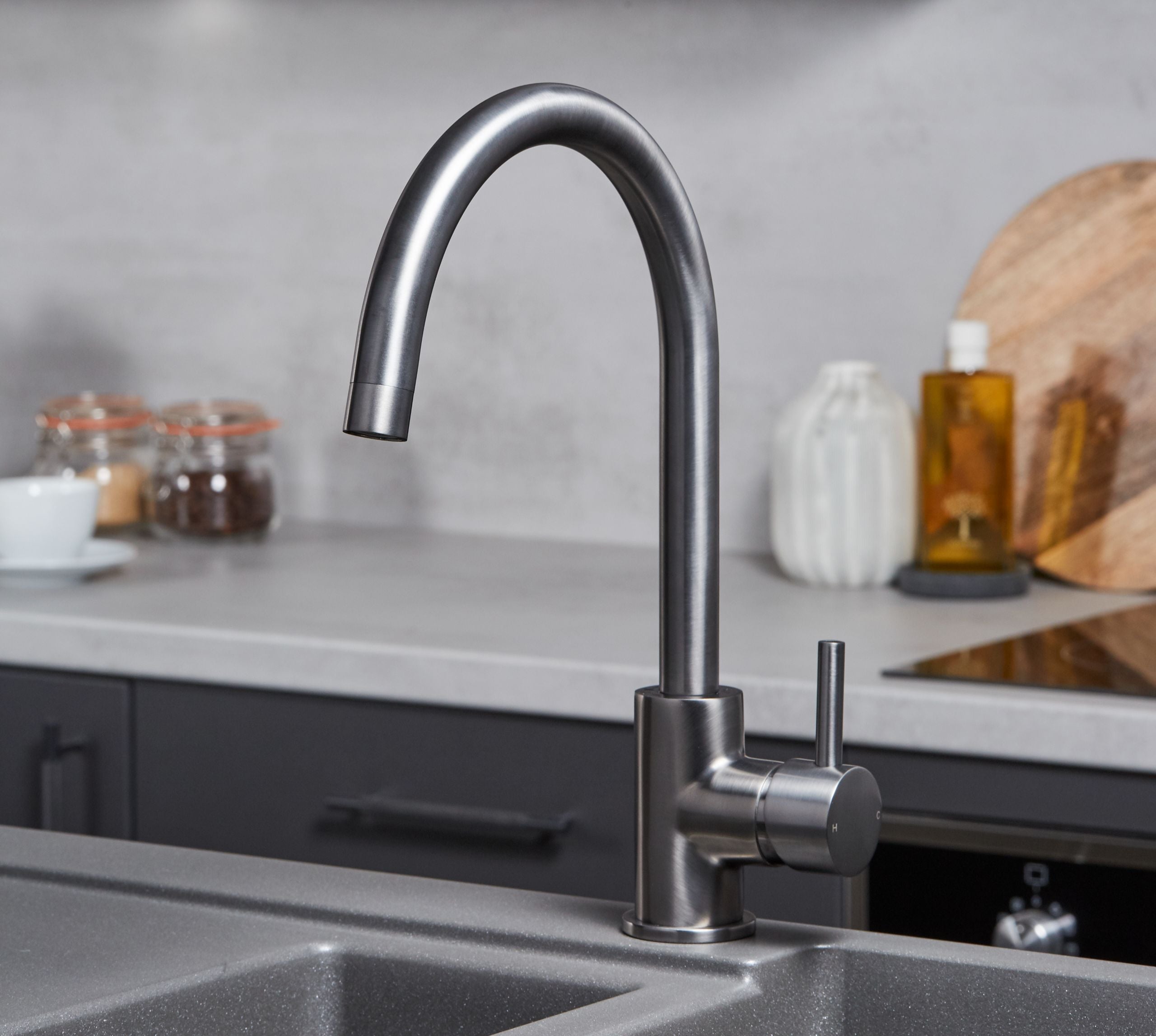 Geardine Kitchen Tap Gun Metal