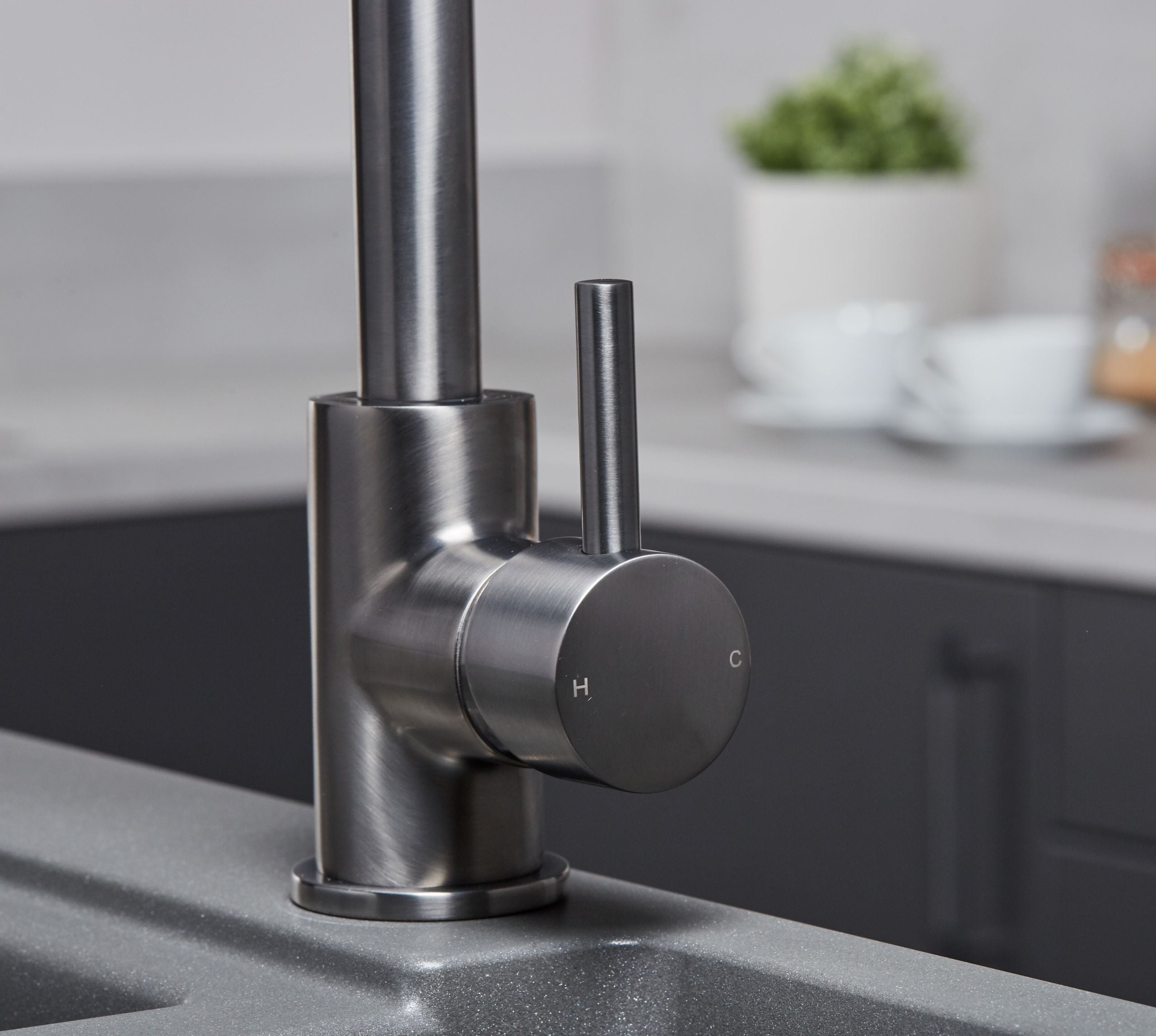 Geardine Kitchen Tap Gun Metal