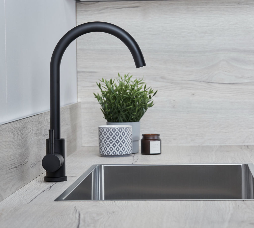 Geardine Kitchen Tap Matt Black