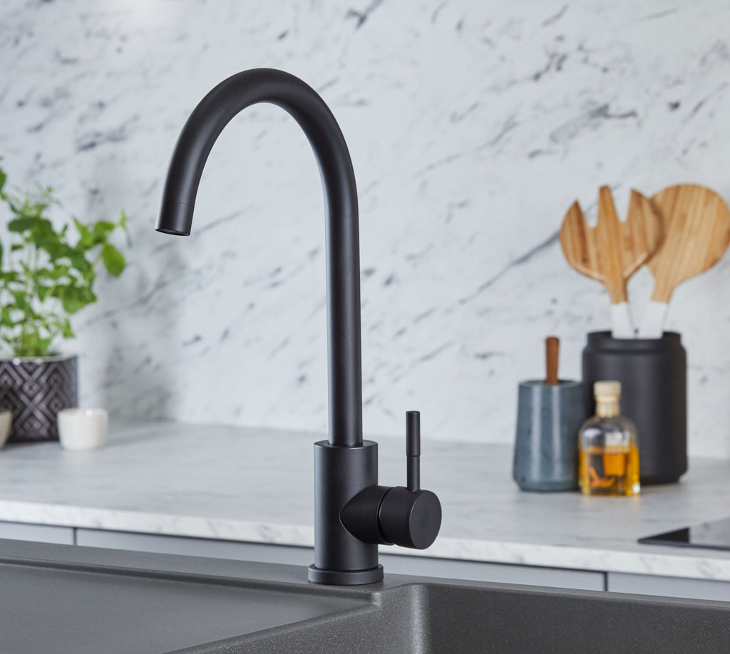 Geardine Kitchen Tap Matt Black
