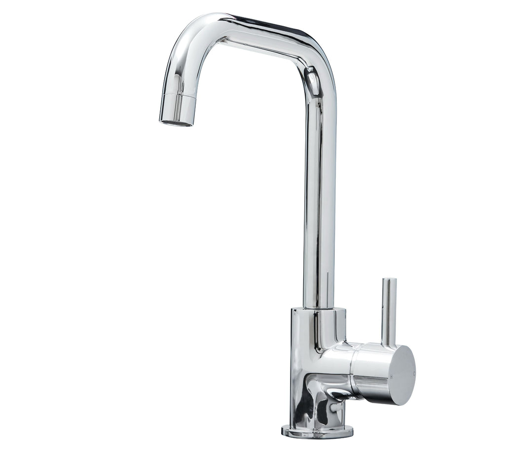 Geardine D Shape Kitchen Tap Chrome