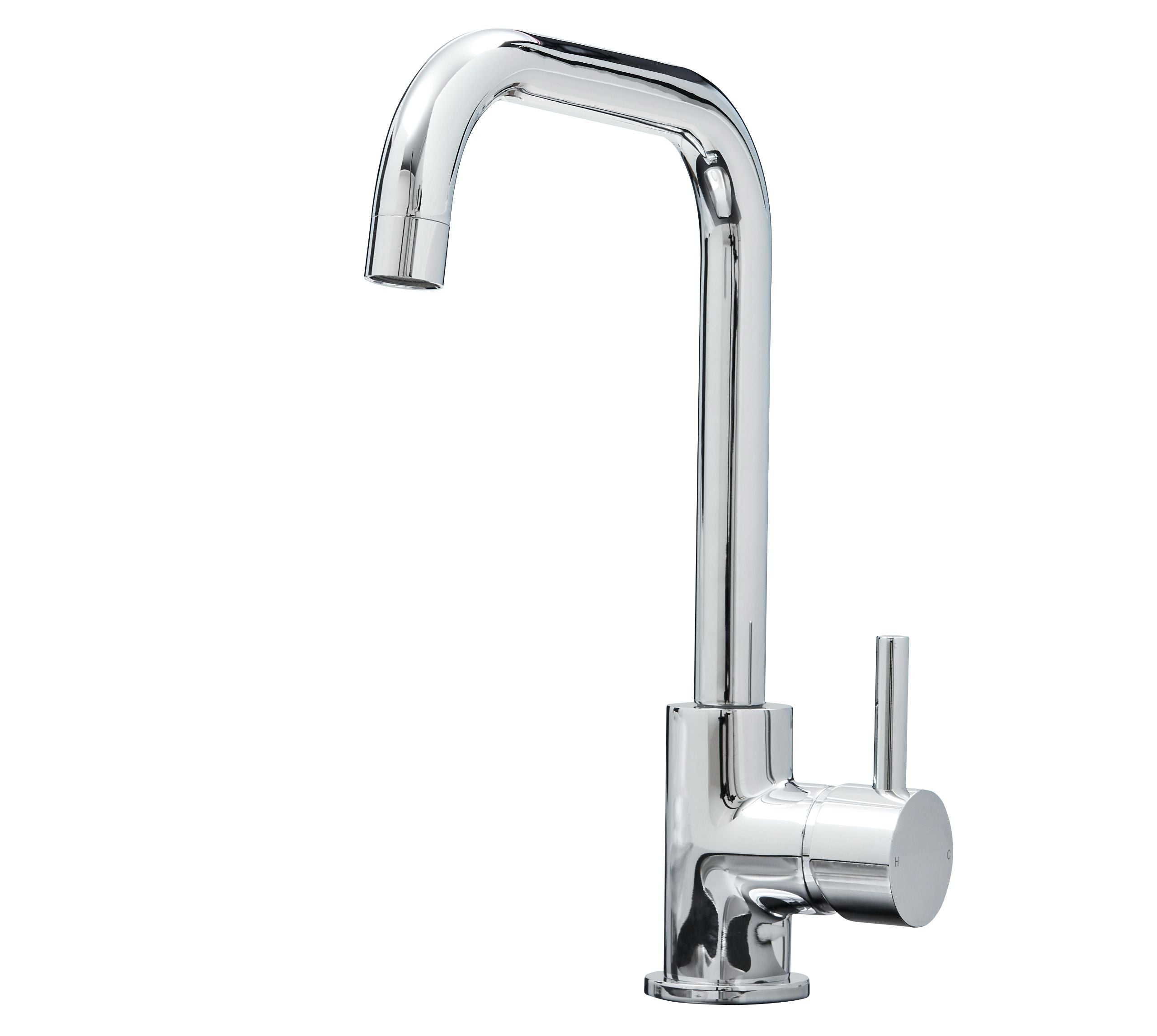 Geardine D Shape Kitchen Tap Chrome