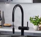 Austin Kitchen Tap Matt Black