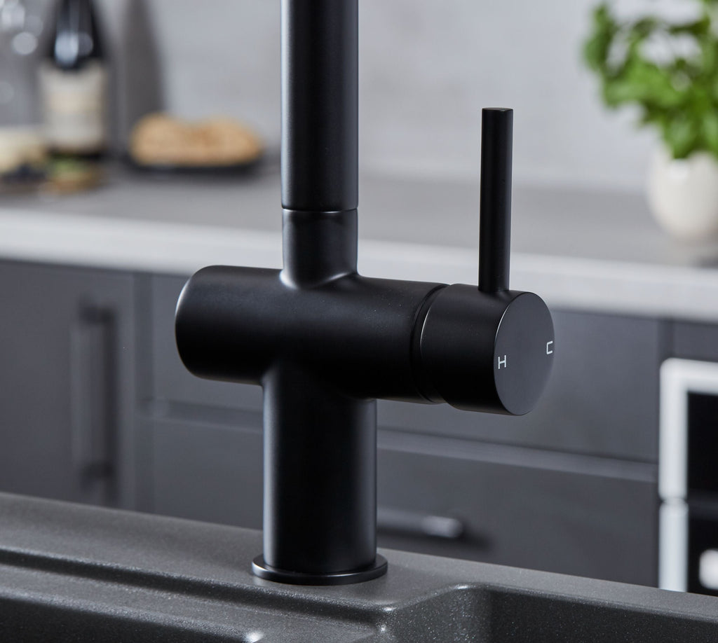 Austin Kitchen Tap Matt Black