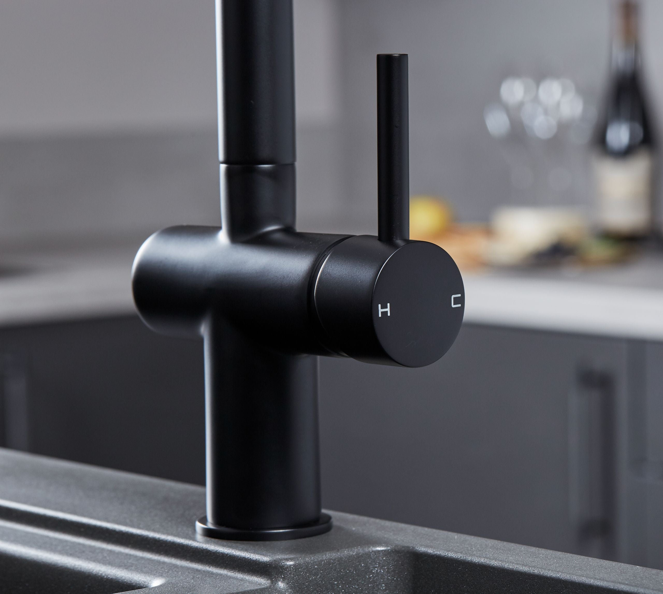 Austin Kitchen Tap Matt Black
