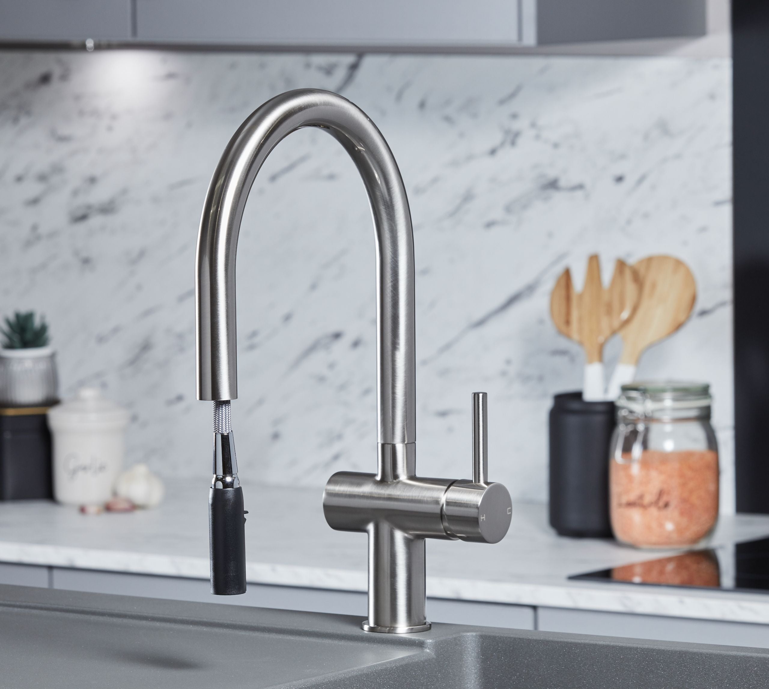 Austin Kitchen Tap Brushed Nickel