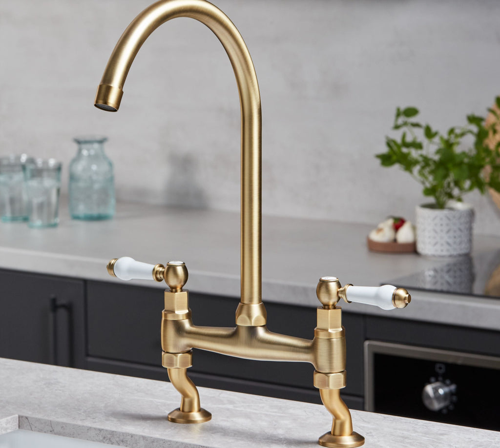 Abingdon Kitchen Tap Brushed Gold