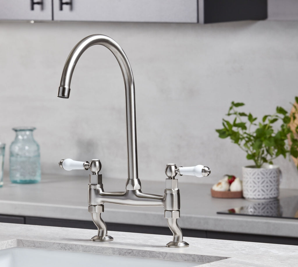 Abingdon Kitchen Tap Brushed Nickel