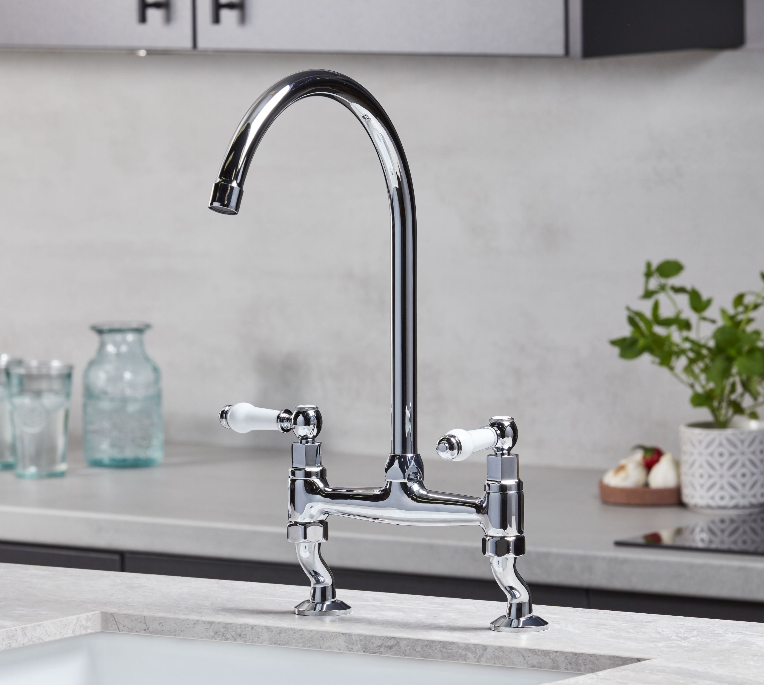 Abingdon Kitchen Tap Chrome