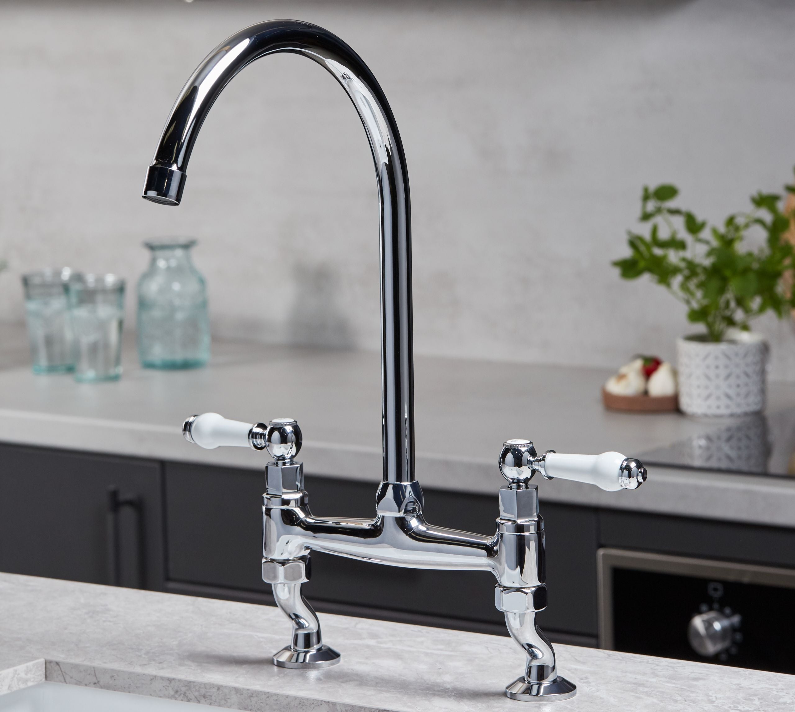 Abingdon Kitchen Tap Chrome