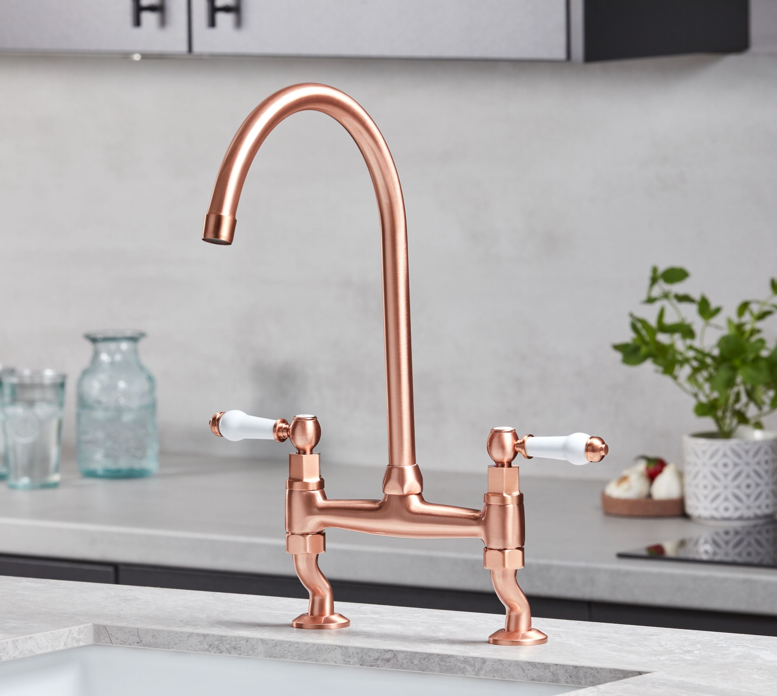 Abingdon Kitchen Tap Copper