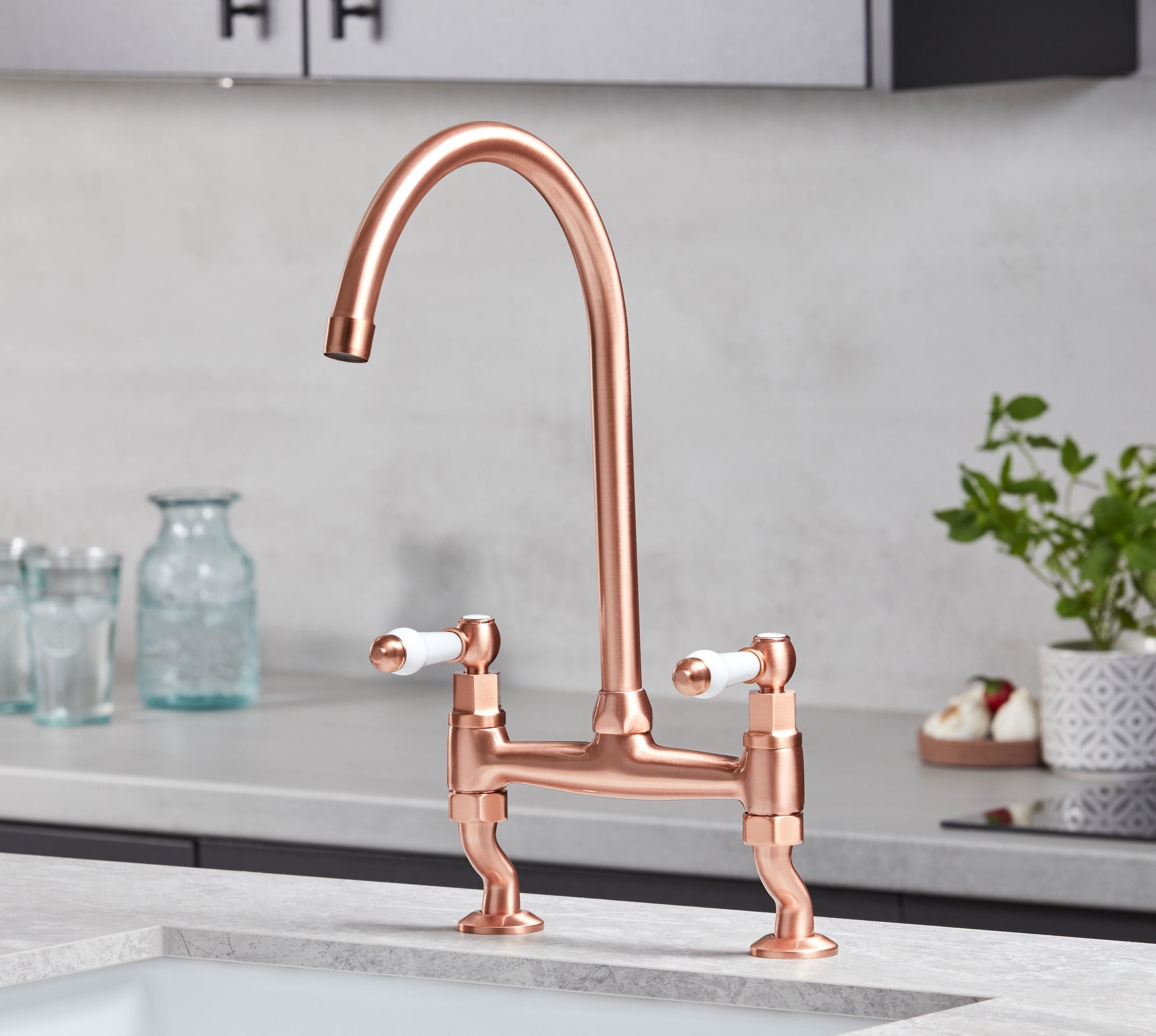 Abingdon Kitchen Tap Copper