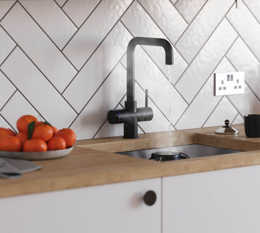 Helena D-Shape 3-in-1 Boiling Tap Matt Black