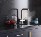 Quanta Chilled D-Shape 4-in-1 Boiling Tap Brushed Nickel