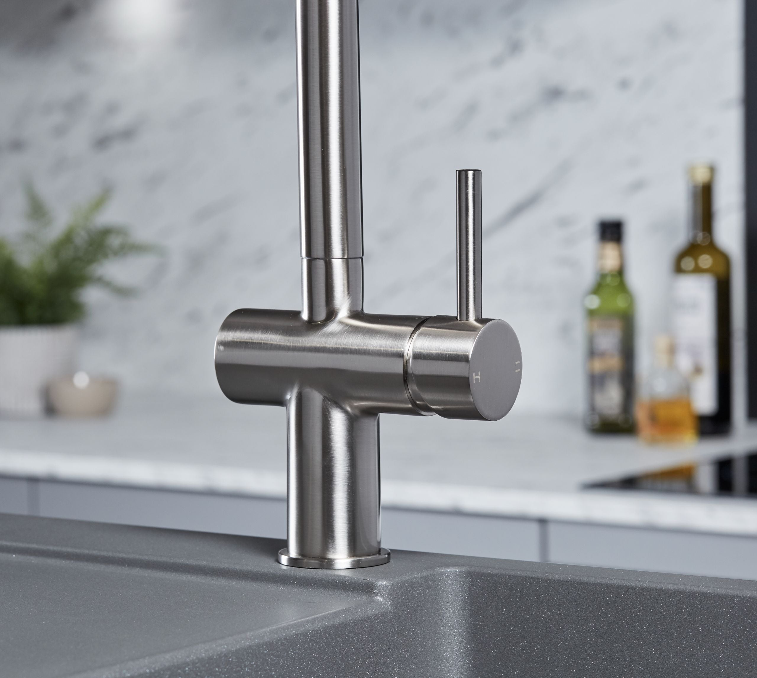 Mia Kitchen Tap Brushed Nickel