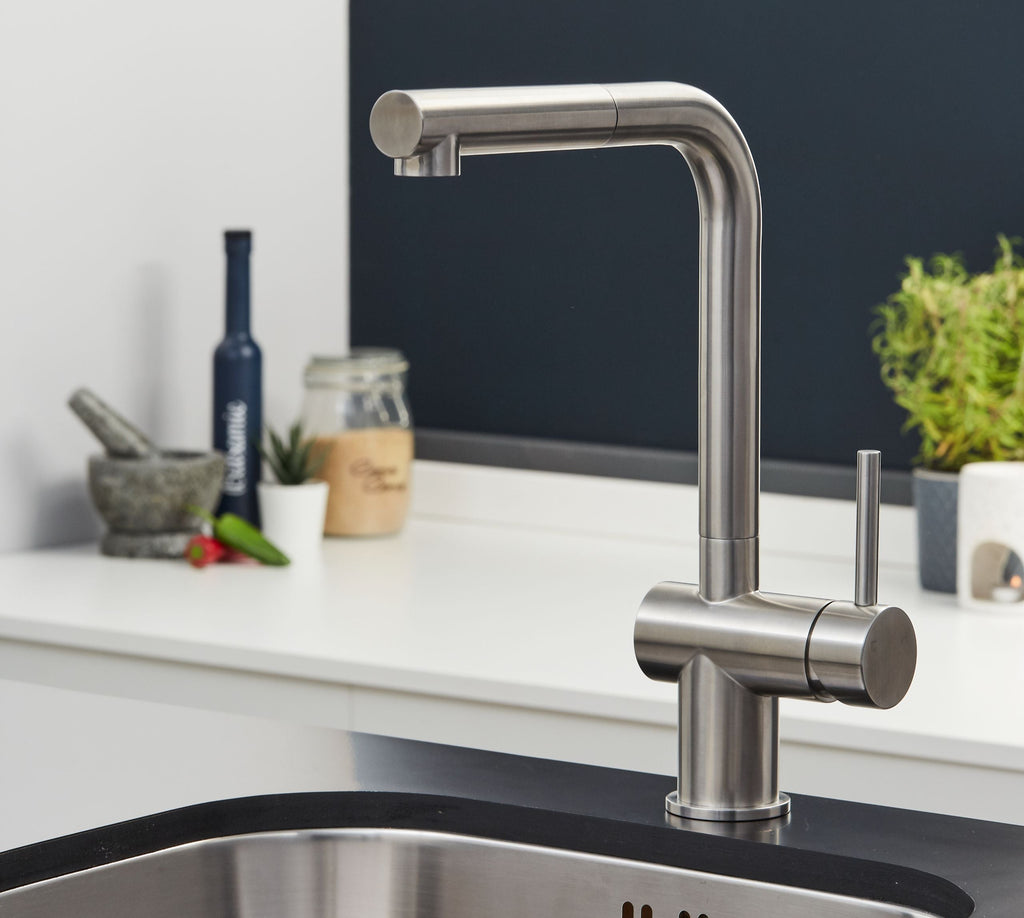 Mia Kitchen Tap Brushed Nickel