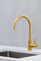 Geardine Kitchen Tap Brushed Gold