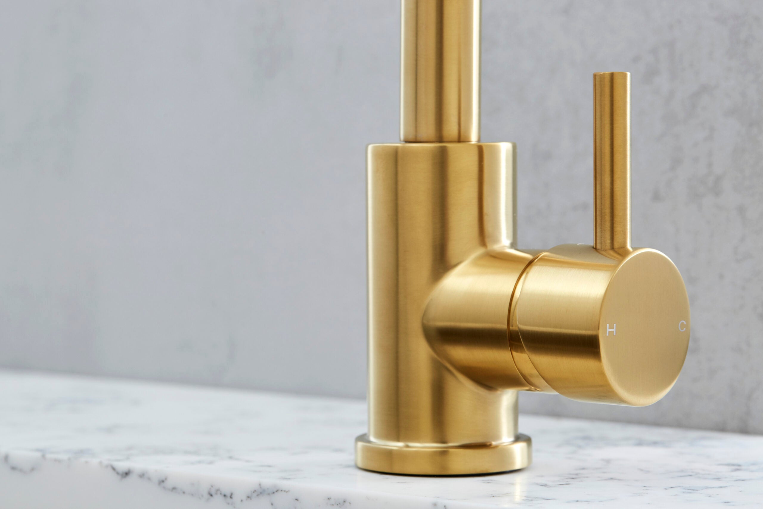 Geardine Kitchen Tap Brushed Gold