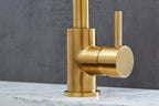 Geardine D Shape Brushed Gold