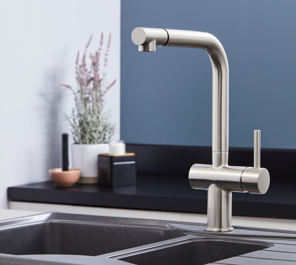 Mia Kitchen Tap Brushed Nickel