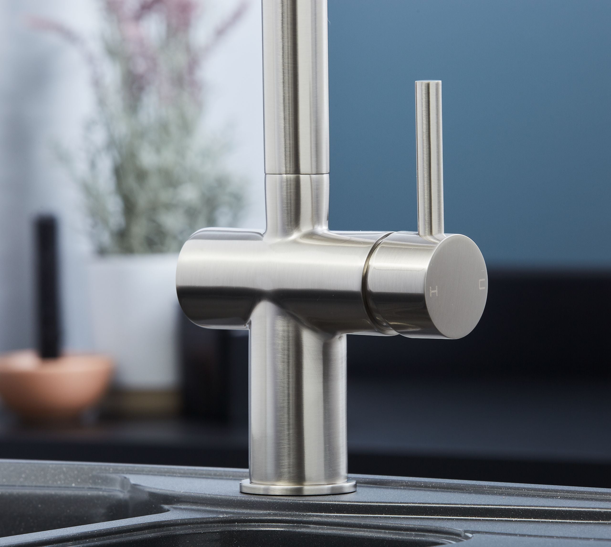 Mia Kitchen Tap Brushed Nickel