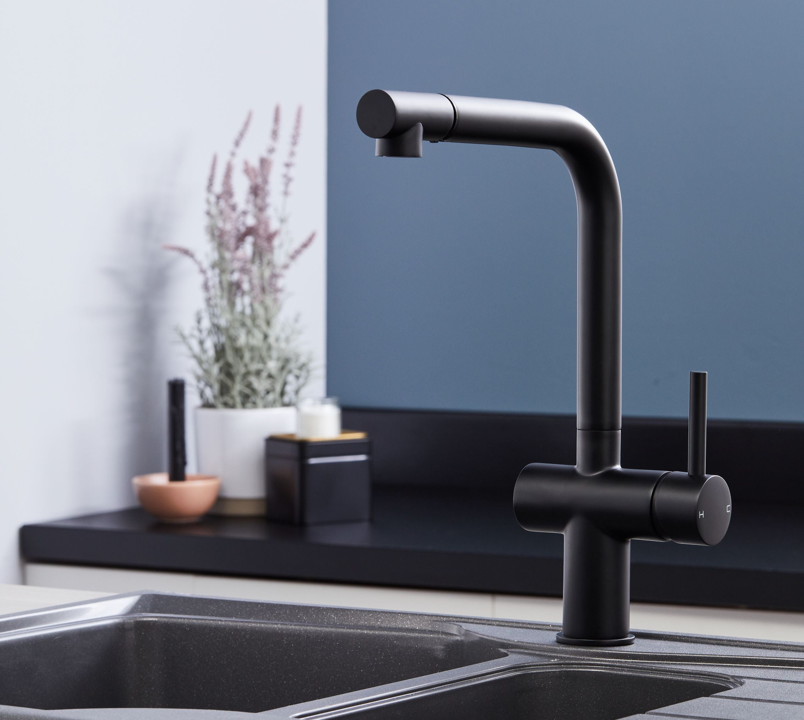 Mia Kitchen Tap Matt Black