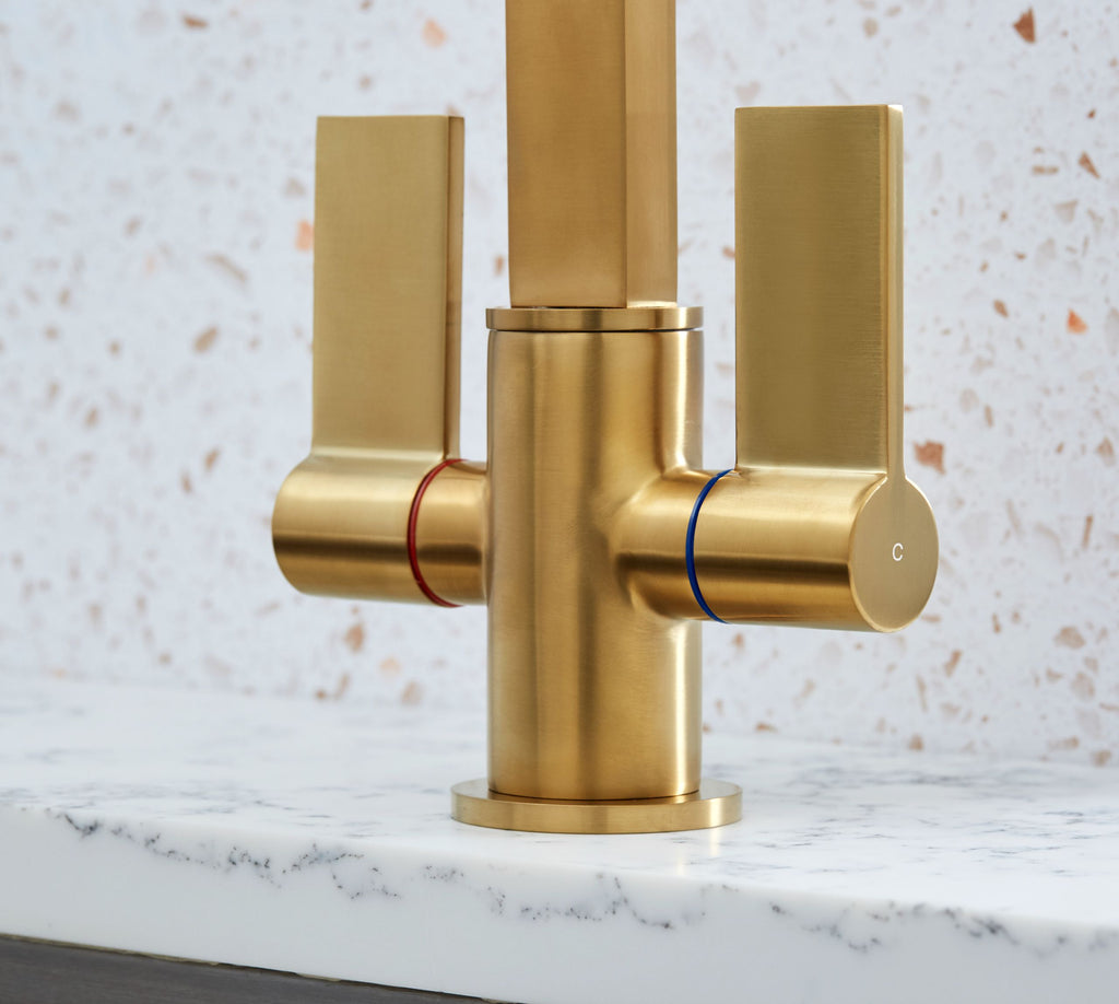 Selvedge Kitchen Tap Brushed Gold