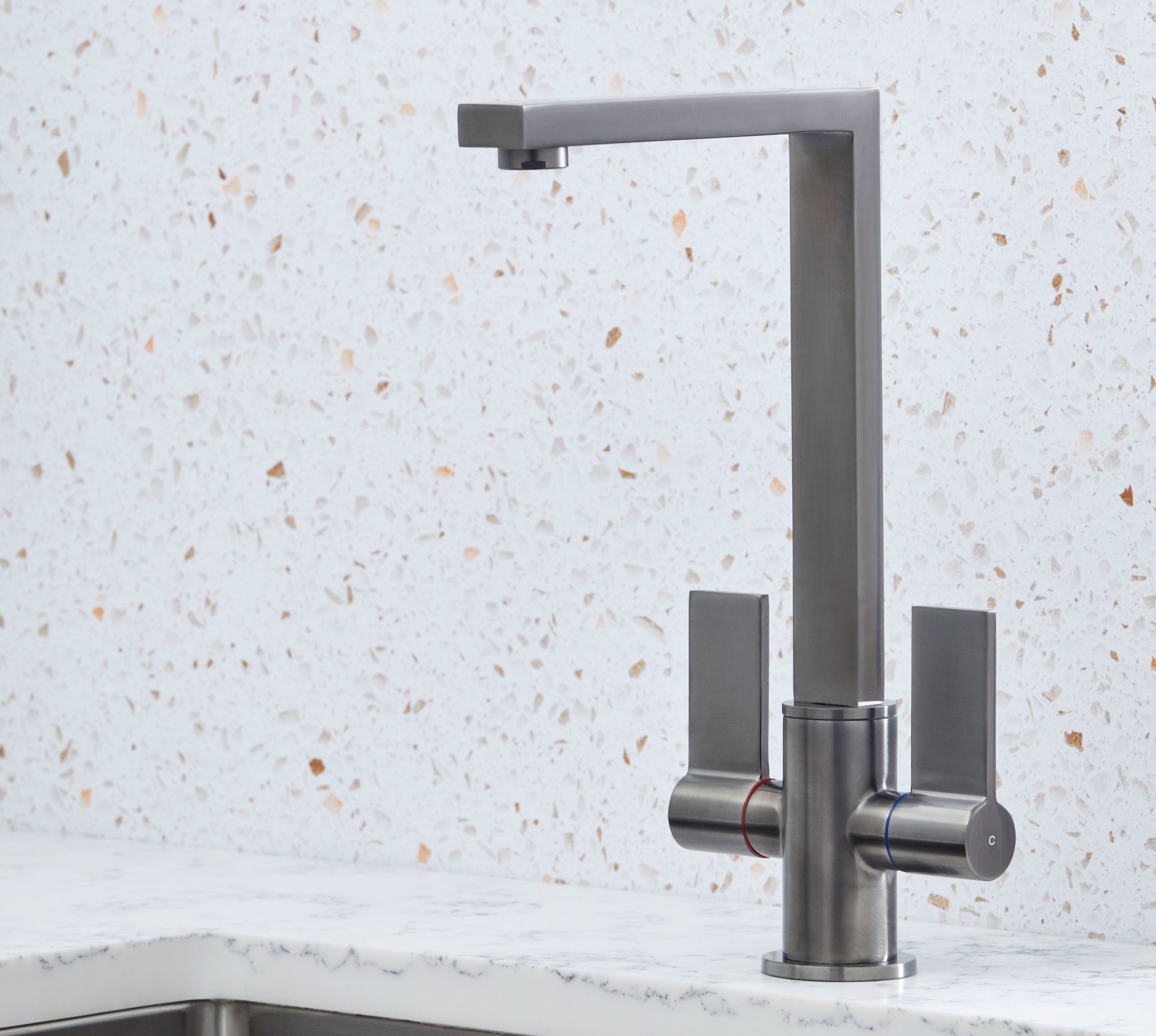 Selvedge Kitchen Tap Gun Metal