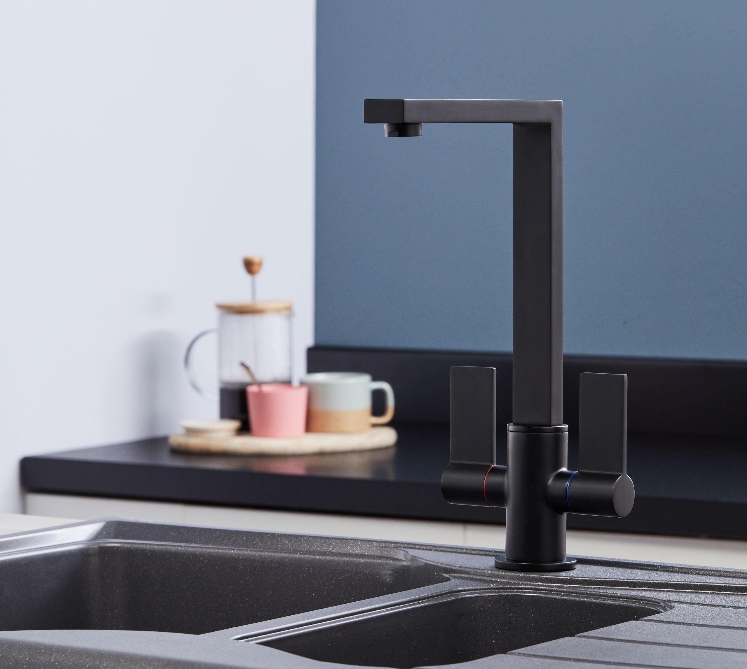 Selvedge Kitchen Tap Matt Black