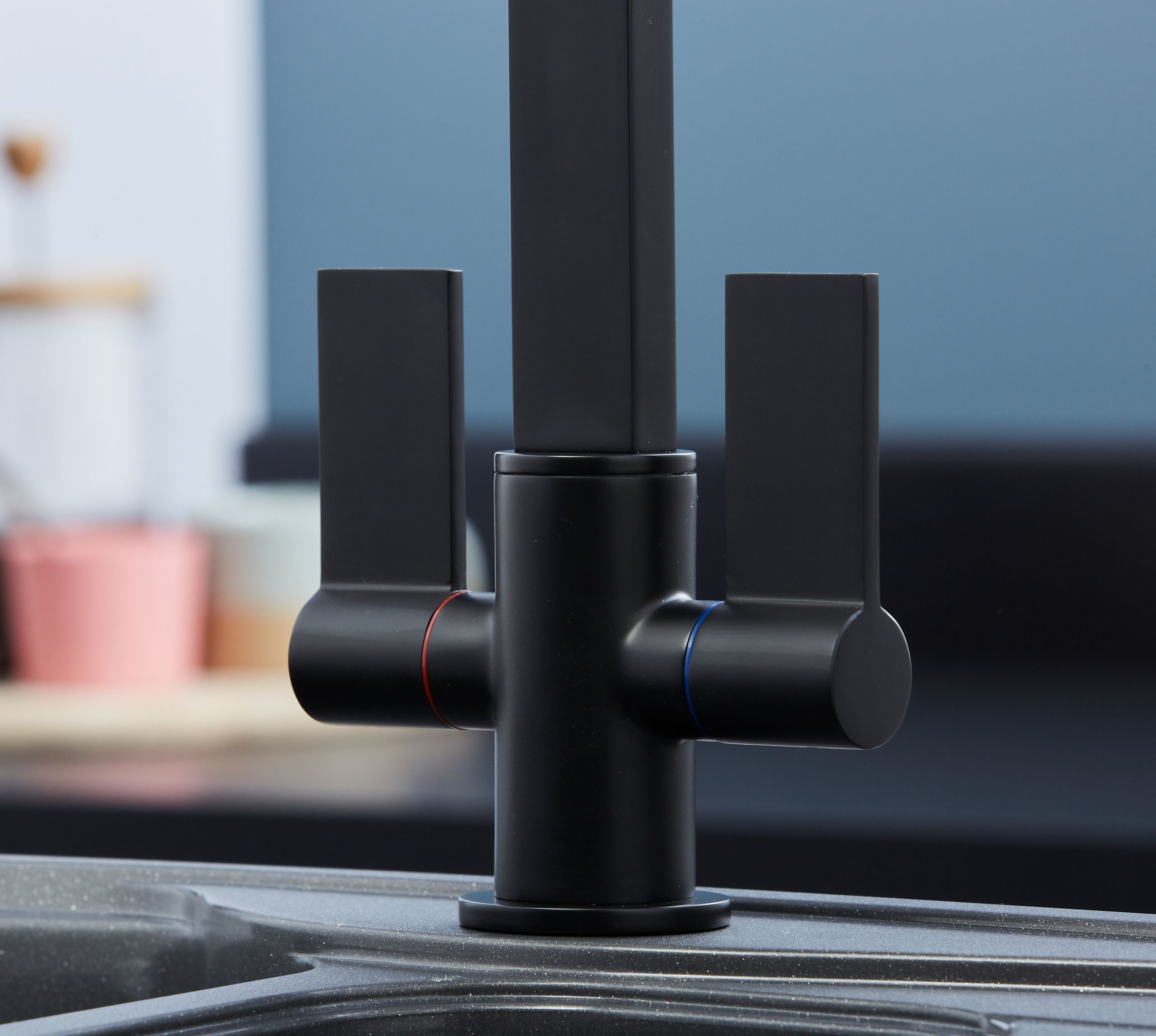 Selvedge Kitchen Tap Matt Black