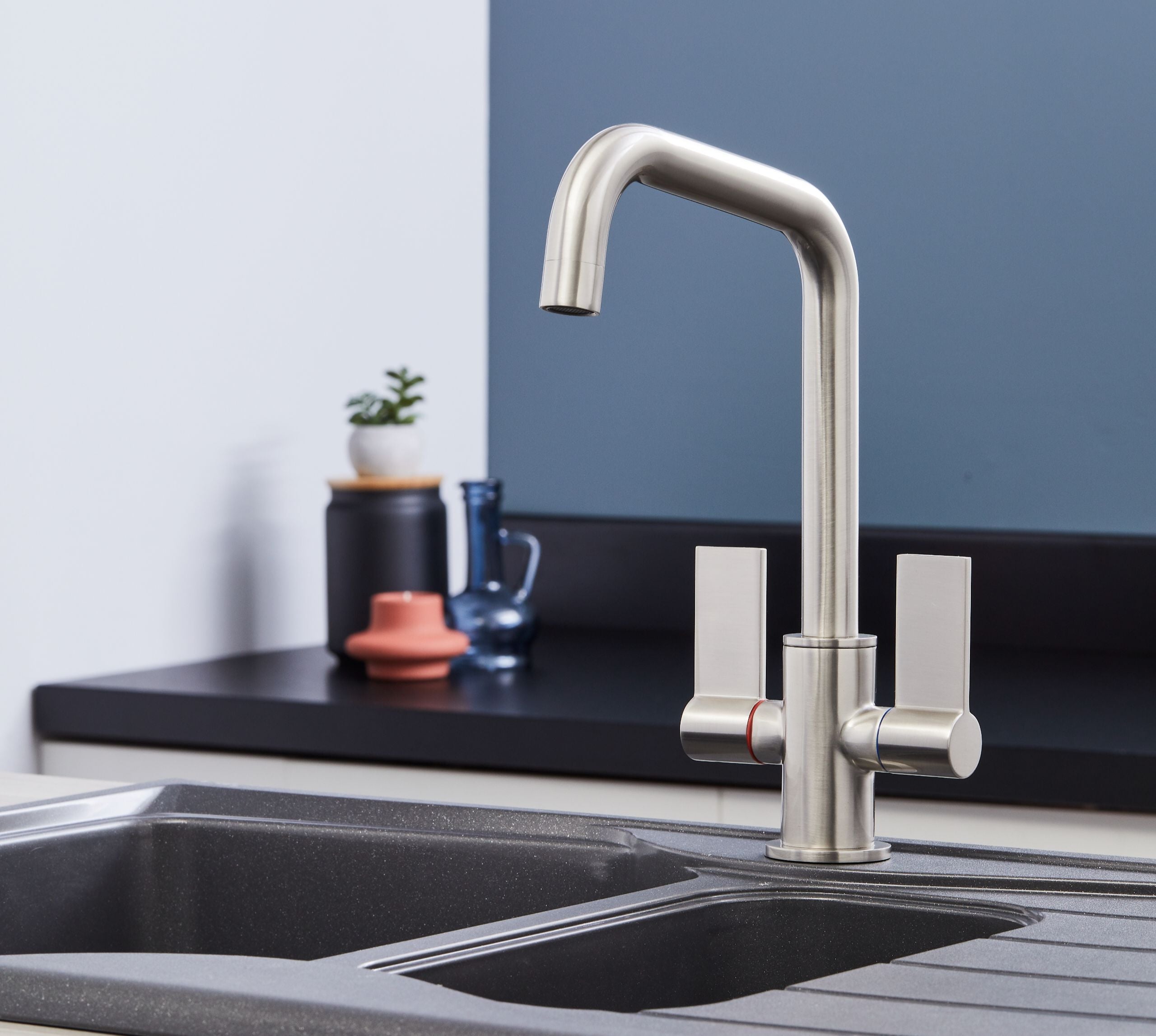 Maldron Kitchen Tap Brushed Nickel