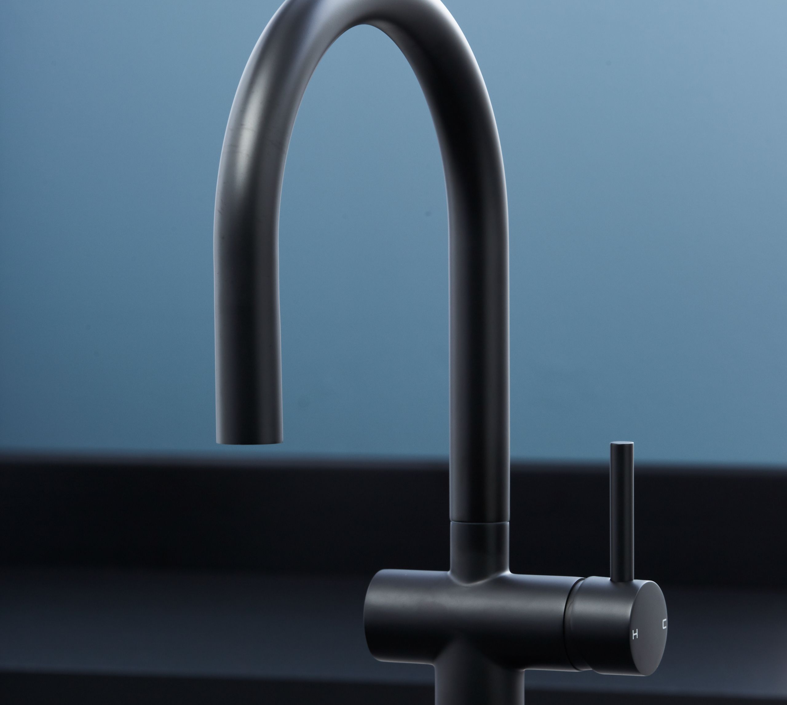 Austin Kitchen Tap Matt Black