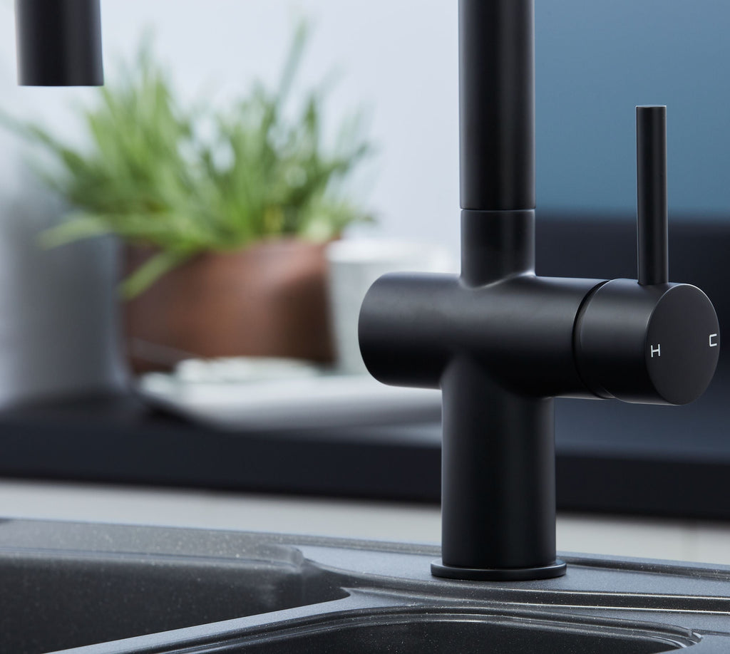 Austin Kitchen Tap Matt Black