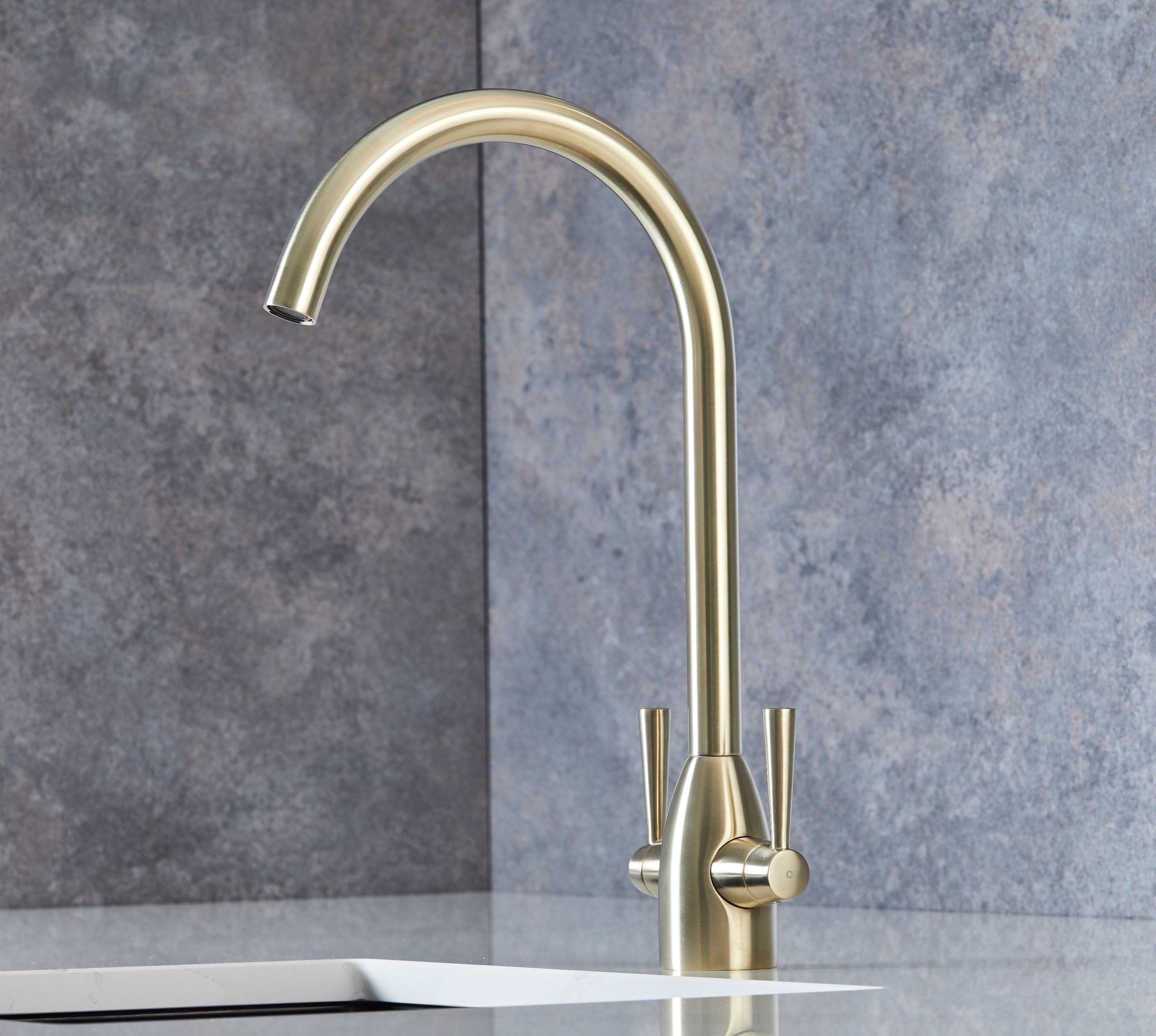 Hilton Kitchen Tap Brushed Gold