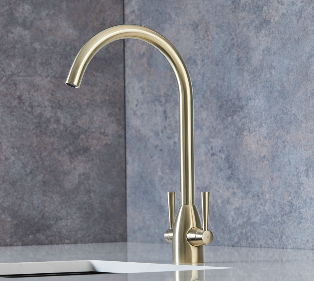 Hilton Kitchen Tap Brushed Gold