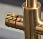 Platinum 4-in-1 Pull-Out: Swan Neck - Brushed Gold
