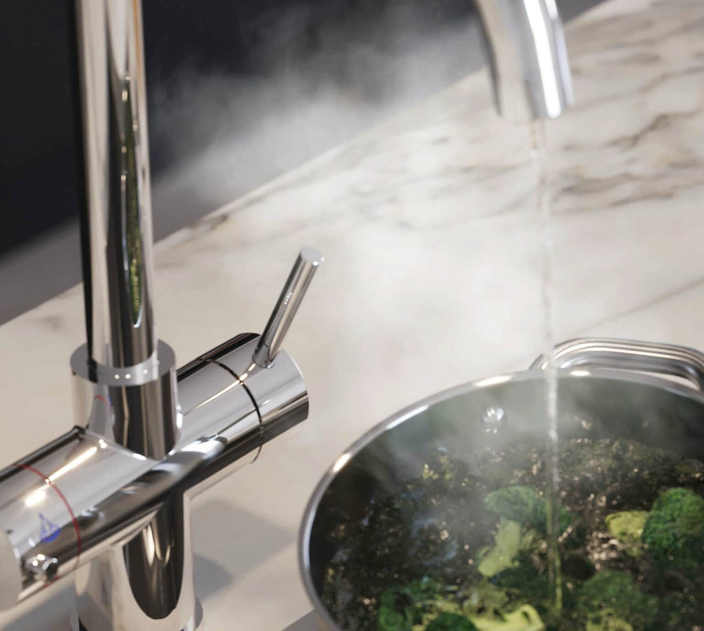 Helena Swan Neck 3-in-1 Boiling Tap Chrome