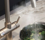 Helena Swan Neck 3-in-1 Boiling Tap Brushed Nickel