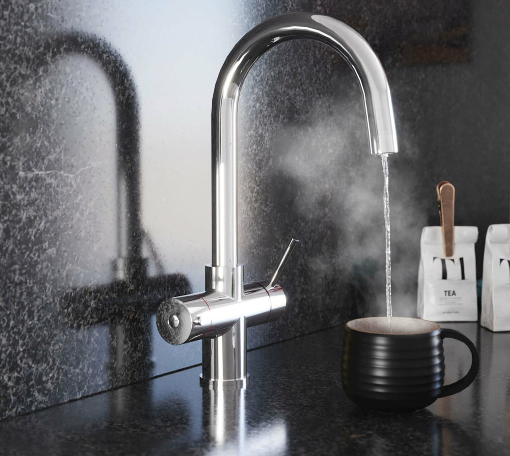 Helena Swan Neck 3-in-1 Boiling Tap Chrome