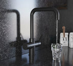 Quanta Chilled D-Shape 4-in-1 Boiling Tap Matt Black