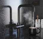Quanta Chilled D-Shape 4-in-1 Boiling Tap Matt Black