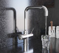 Quanta Chilled D-Shape 4-in-1 Boiling Tap Chrome