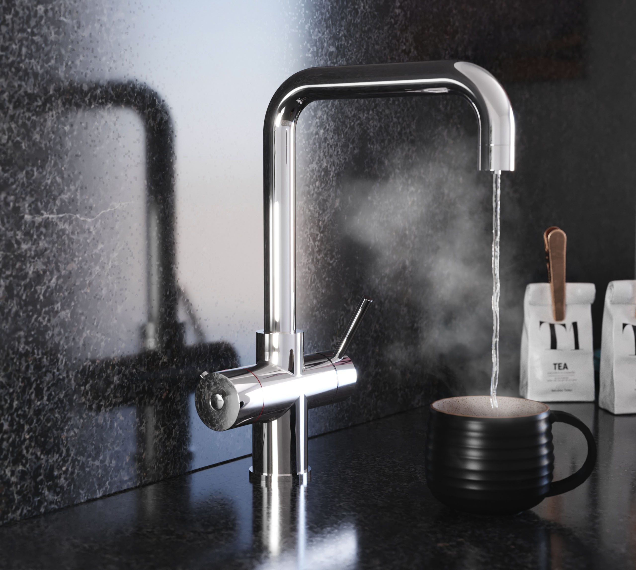 Quantum Chilled 4-in-1: D-Shape - Chrome