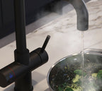 Quanta Chilled D-Shape 4-in-1 Boiling Tap Matt Black