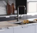 Quanta Chilled D-Shape 4-in-1 Boiling Tap Gunmetal