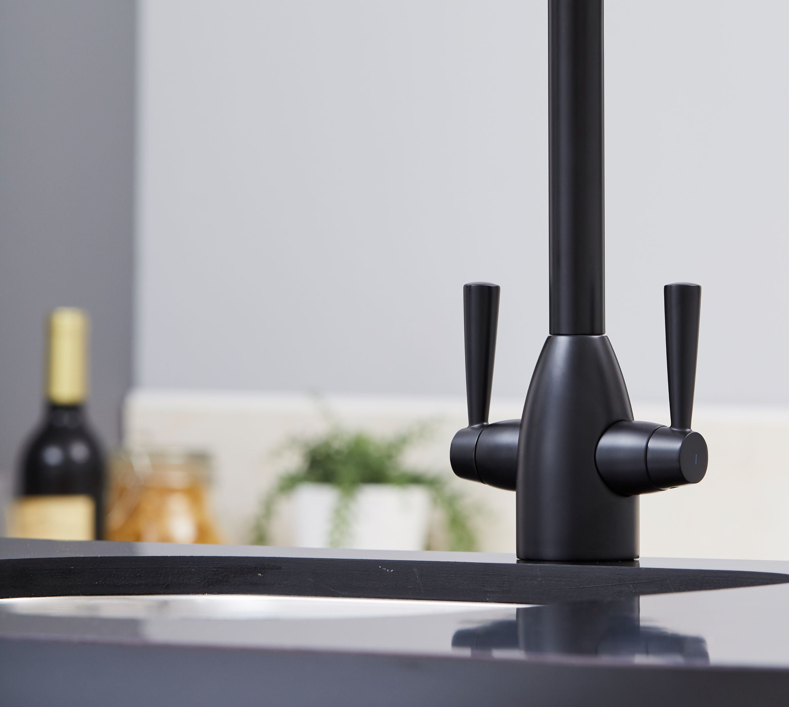 Hilton Kitchen Tap Matt Black