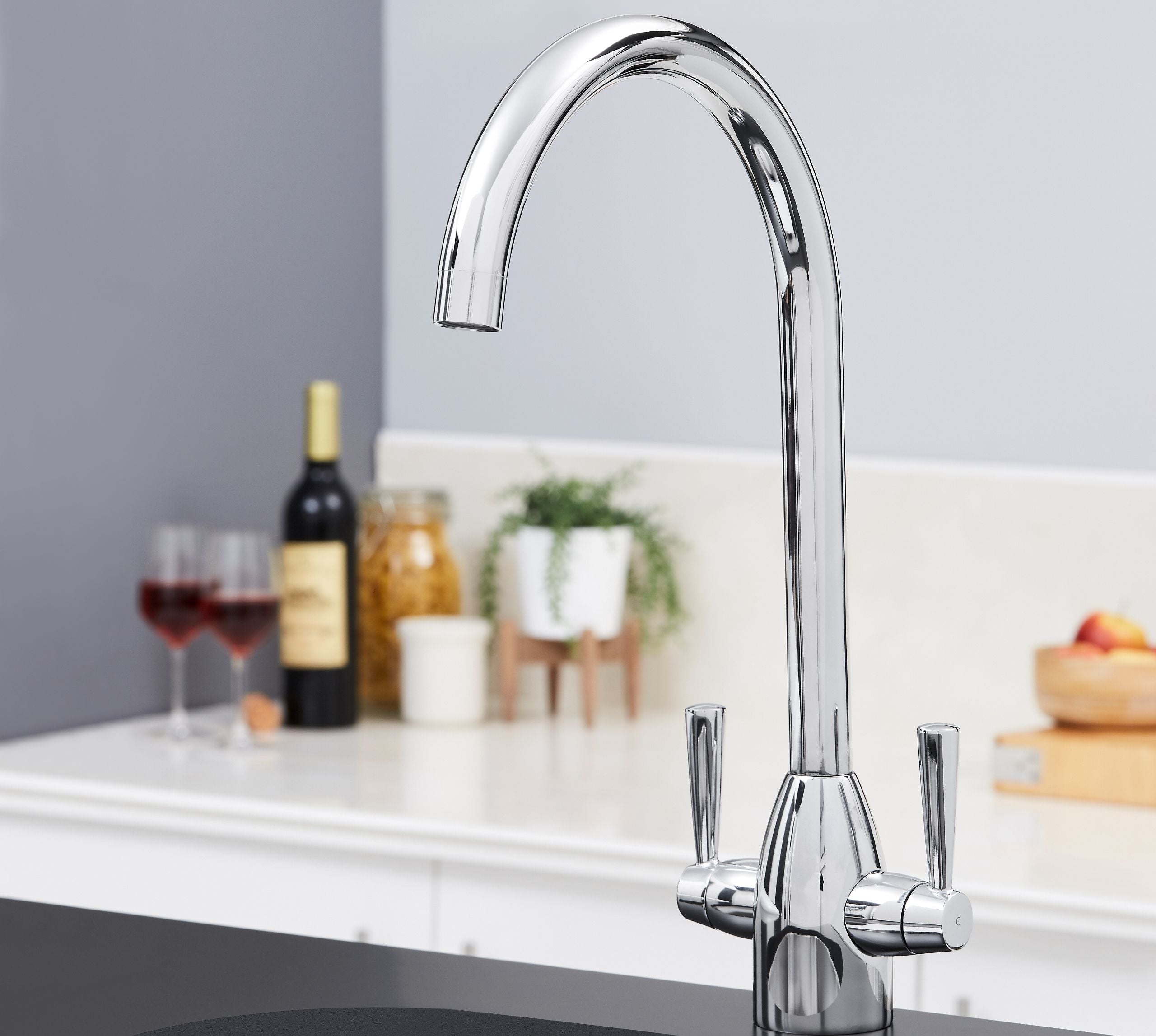 Hilton Kitchen Tap Chrome