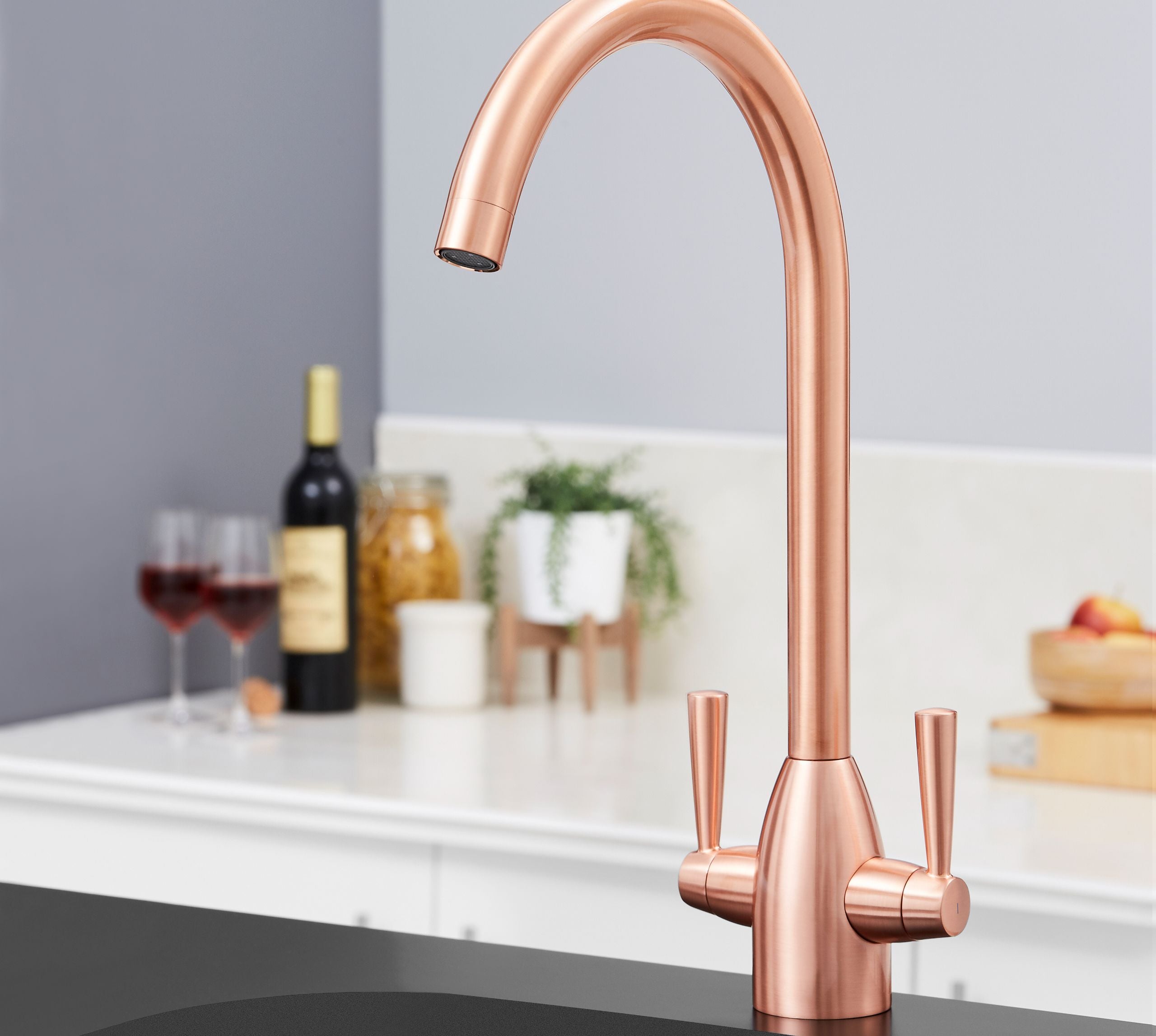 Hilton Kitchen Tap Copper
