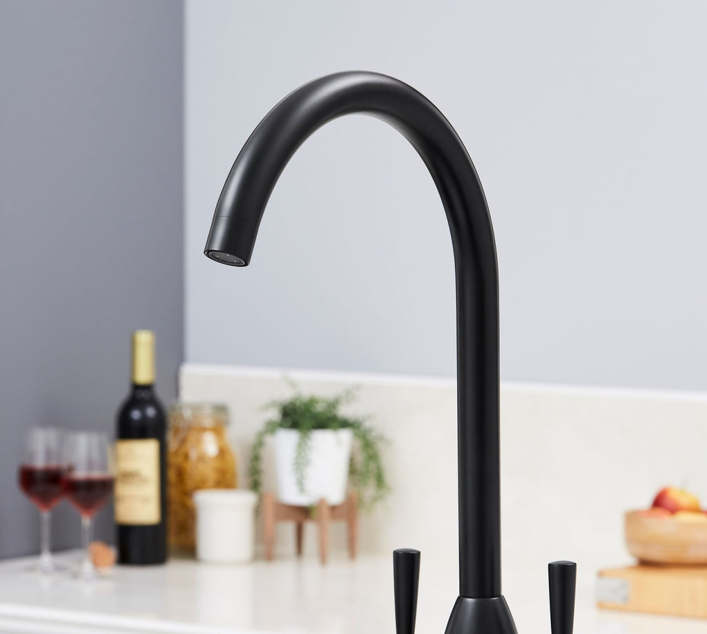 Hilton Kitchen Tap Matt Black