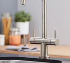 Isabella Kitchen Tap Brushed Nickel